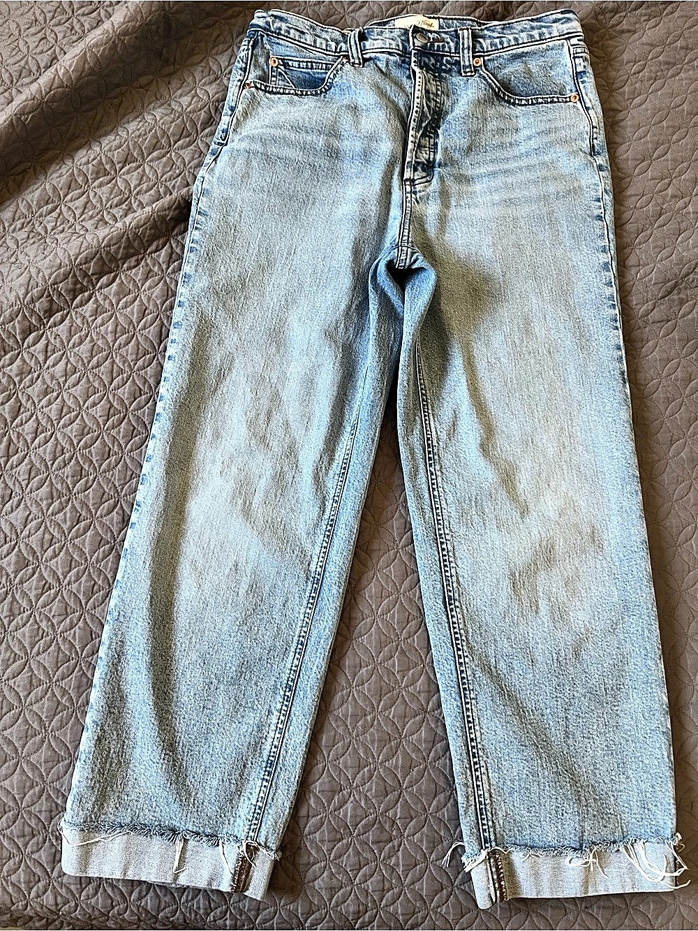 Universal Thread Mid-Rise '80s Slim-Straight Ankle Jeans Straight Leg Jeans Blue